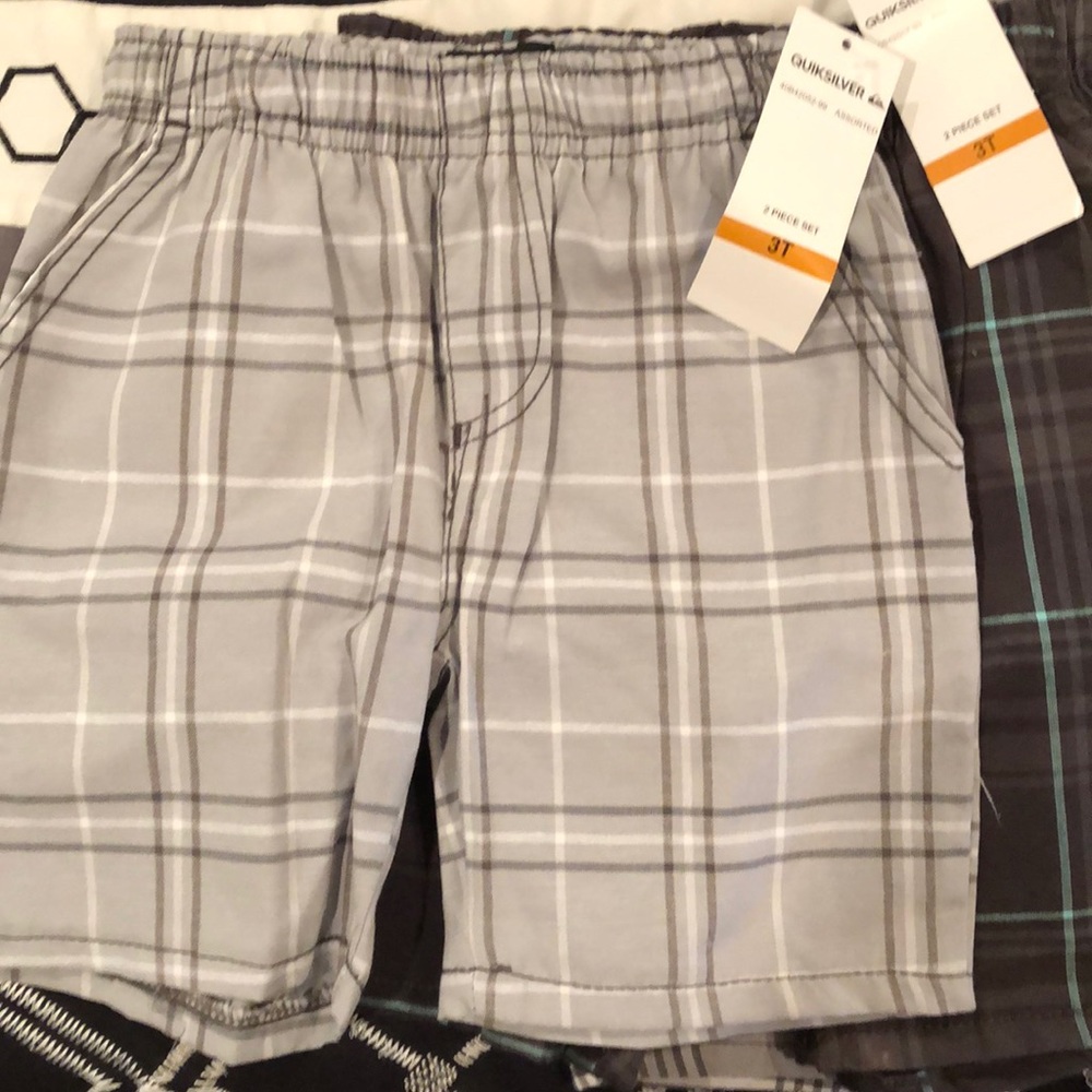 Toddler Boys Quicksilver Shorts - Set of 3 (New) - Picture 2 of 5
